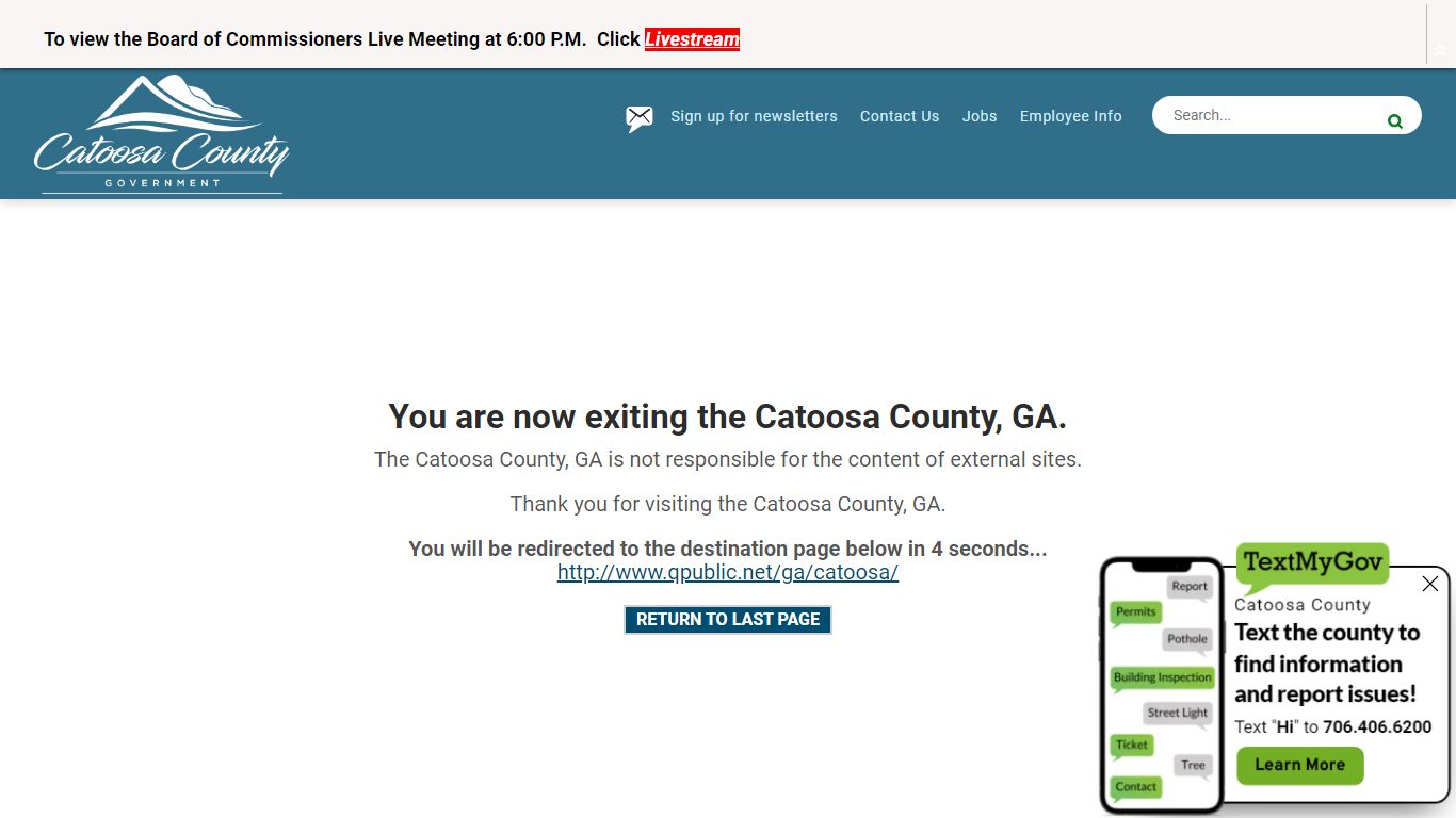 Property Record Search | Catoosa County, GA